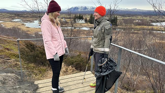 © ORF Jukka Siltanen arbeitet als Parkranger im Thingvellir Nationalpark. Mit den Touristenmassen ist auch der Müll in die isländische Natur gekommen.