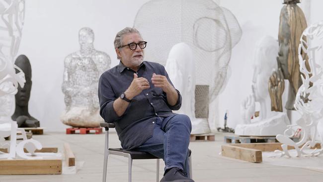 Jaume Plensa im Atelier