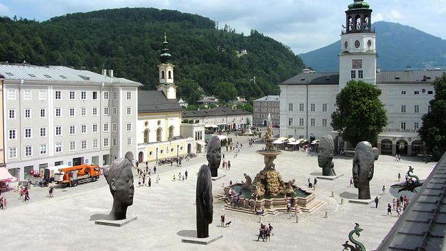 Jaume Plensa skulpturen in Salzburg