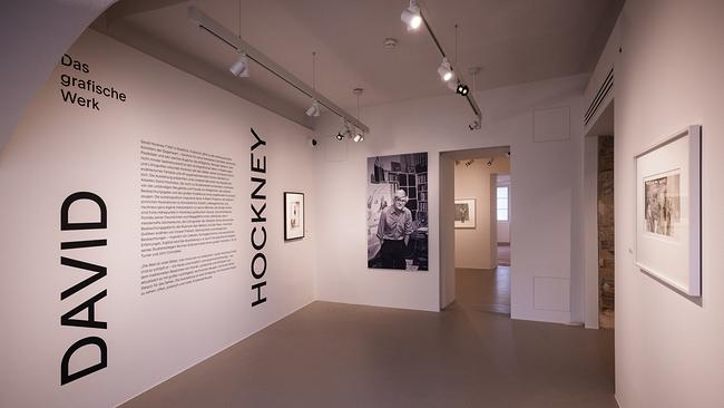 © Hockney Ausstellung Kunsthaus Gmünd / Foto: Martin Gfrerer Hockney 1