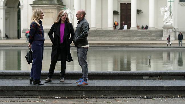 Inna Shevchenko, Arash T. Riahi und Verena Soltiz
