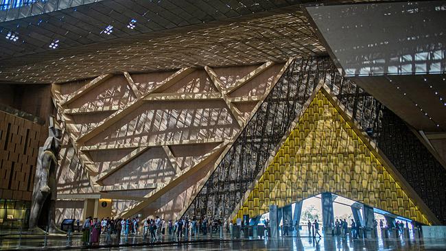 © APA/AFP/Khaled DESOUKI Grand Egyptian Museum innen