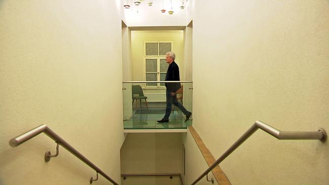 Florian Scheuba beim Interview