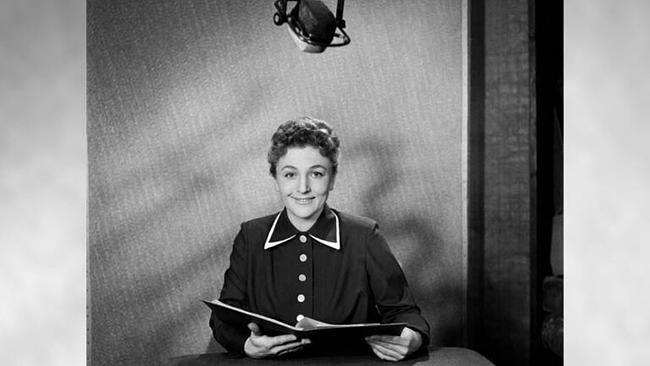 Franziska Kalmar, erste ORF Ansagerin