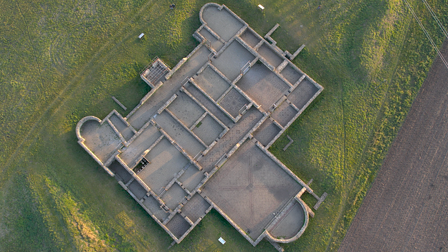 © ORF Die römische „Villa Urbana“ in Bruckneudorf.