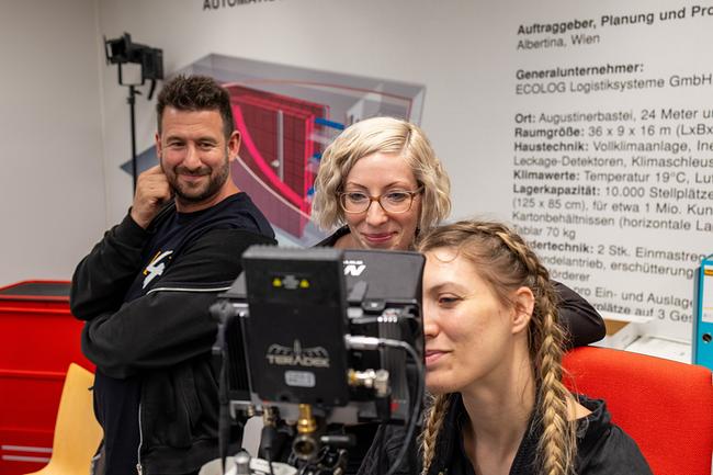 Benny Paya, Regisseurin Alex Wieser, Eva Paya