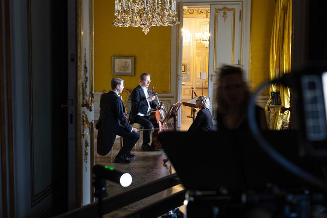 Sebastian Führlinger, Peter Somodari mit Regisseurin Alex Wieser