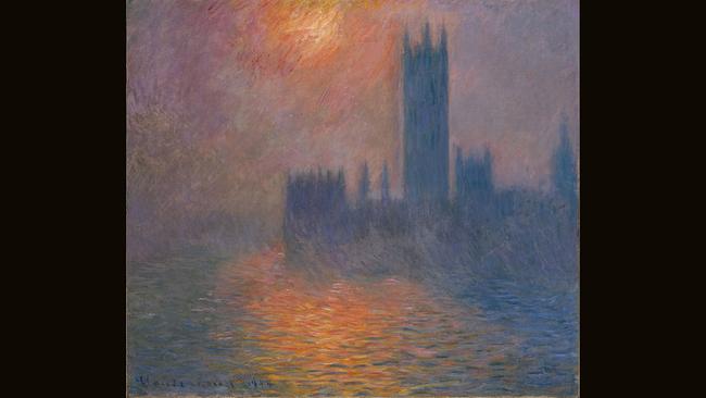 Claude Monet, Das Parlament, Sonnenuntergang