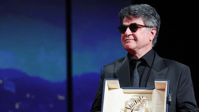 Jafar Panahi mit der Auszeichnung "Goldene Palme"