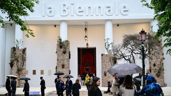 Eingang Biennale Venedig