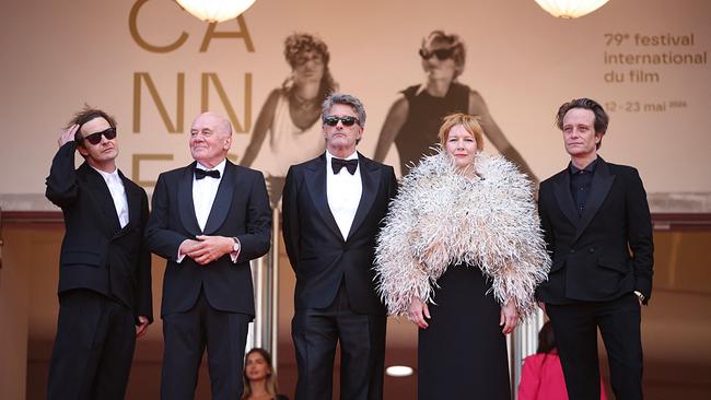 © APA/AFP/Valery HACHE Lukasz Zal, Hanns Zischler, Pawel Pawlikowski, Sandra Hüller, August Diehl in Cannes