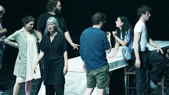 © ORF Gabriela Carrizo bei Probe mit Ensemble
