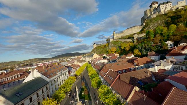 Trencin Luftaufnahme