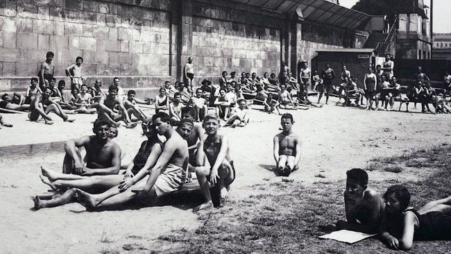 Badende anno 1950er-Jahre