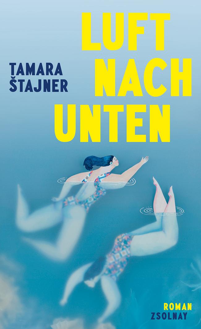 © Zsolnay Buchcover "Luft nach unten" von Tamara Stajner