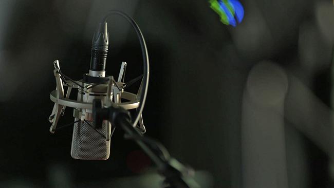 Mikrofon in Studio 