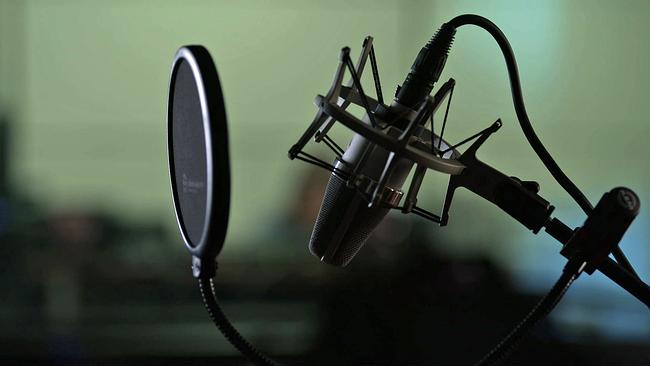 Mikrofon in Studio 