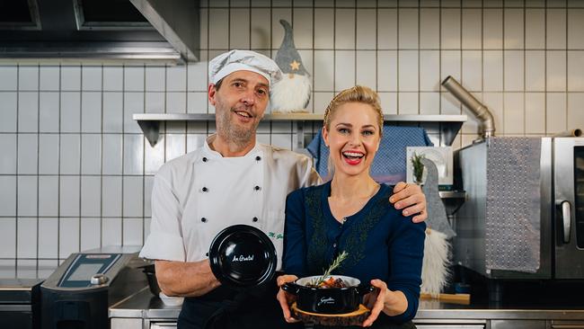 Markus Gottschalk und Silvia Schneider mit Gröstl