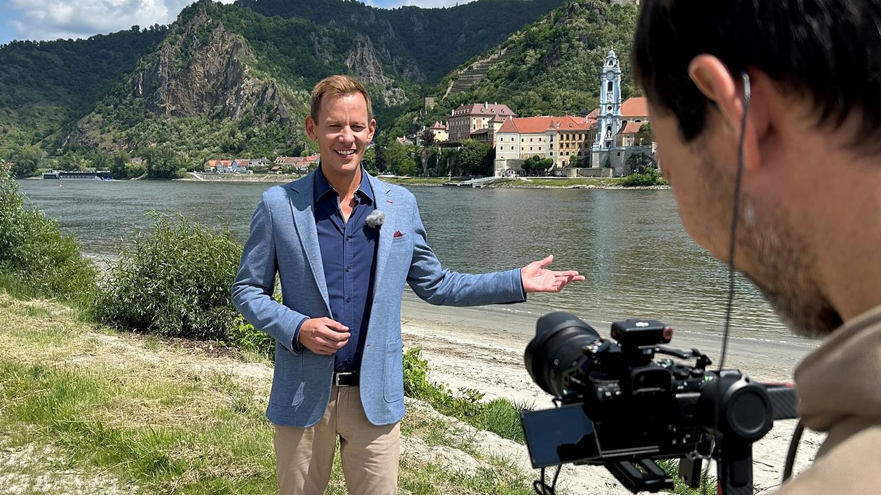 "9 Plätze – 9 Schätze: So schön ist Österreich: Niederösterreich": Dreharbeiten mit Moderator Thomas Birgfellner