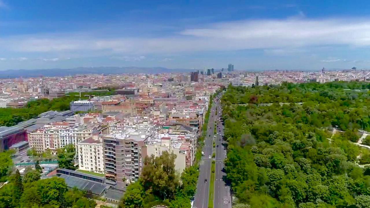 Luftaufnahme von Madrid