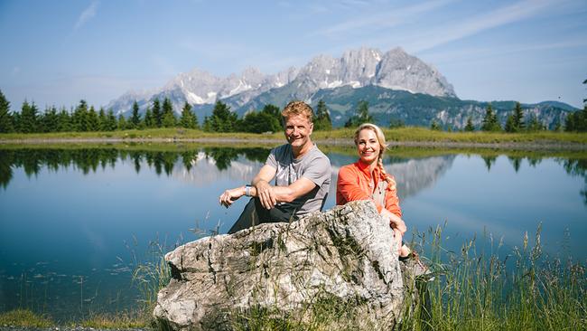 Gernot Riedel mit Silvia Schneider in St. Johann in Tirol