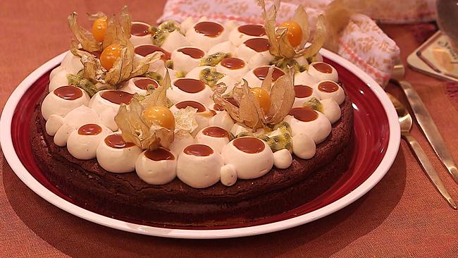 Schokolade-Karamell-Tarte