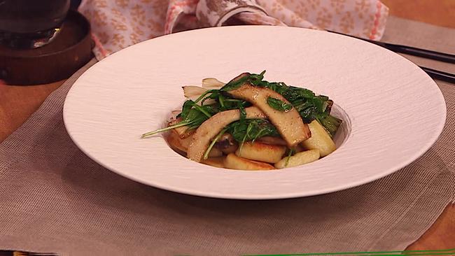 Topfengnocchi mit Kräutersaitlingen