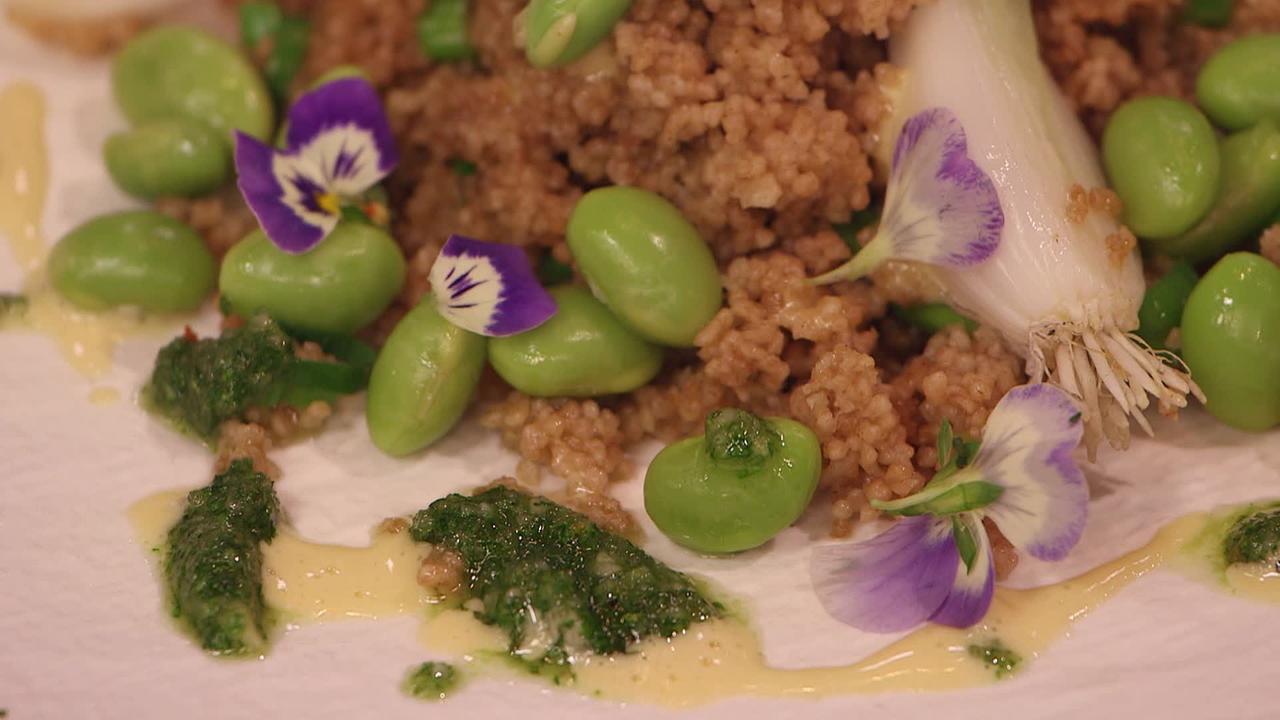 Einkorn-Couscous mit Edamame