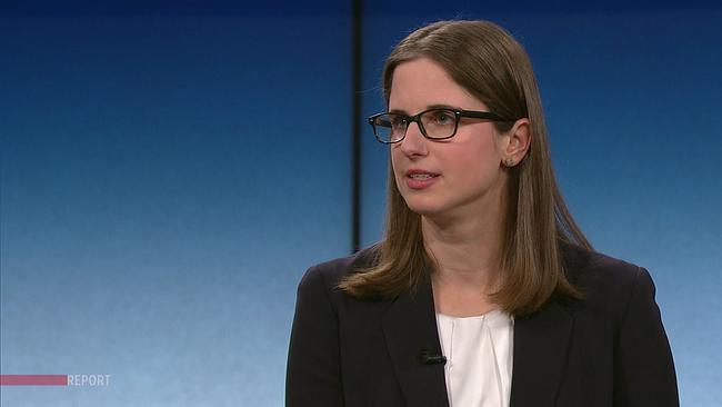 © ORF Katrin Praprotnik im Profil bei einem früheren Report-Studiogespreäch
