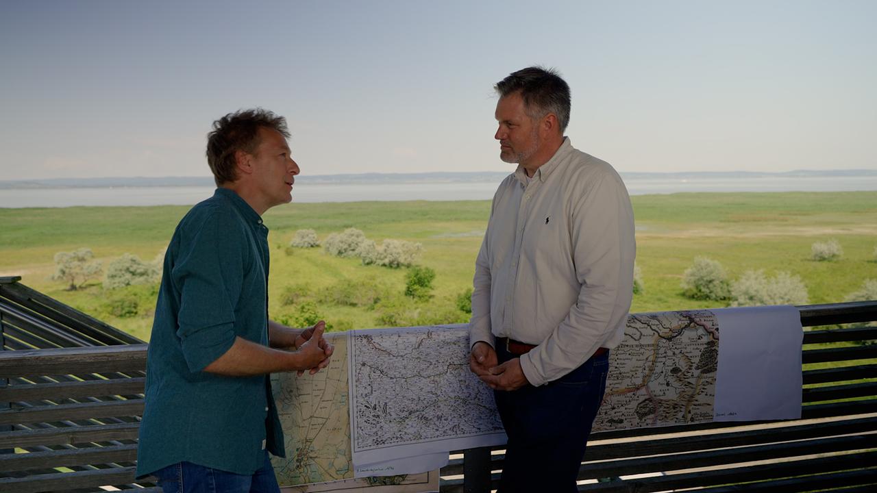 Max Müller im Gespräch mit Johannes Ehrenfeldner, Direktor der Nationalparkgesellschaft Neusiedler See