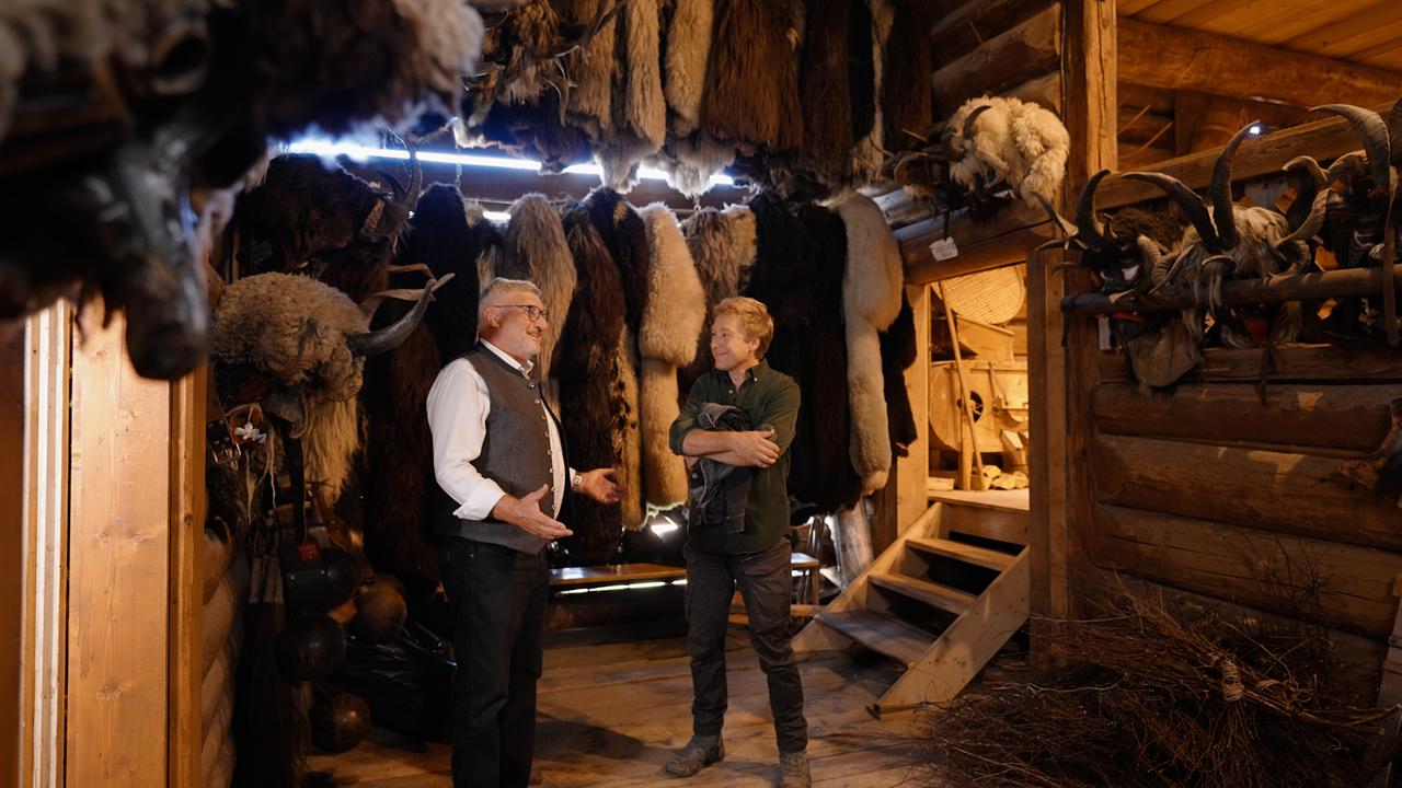 Max Müller im Gespräch mit Peter Listberger vom Verein Salzburger Volkskultur