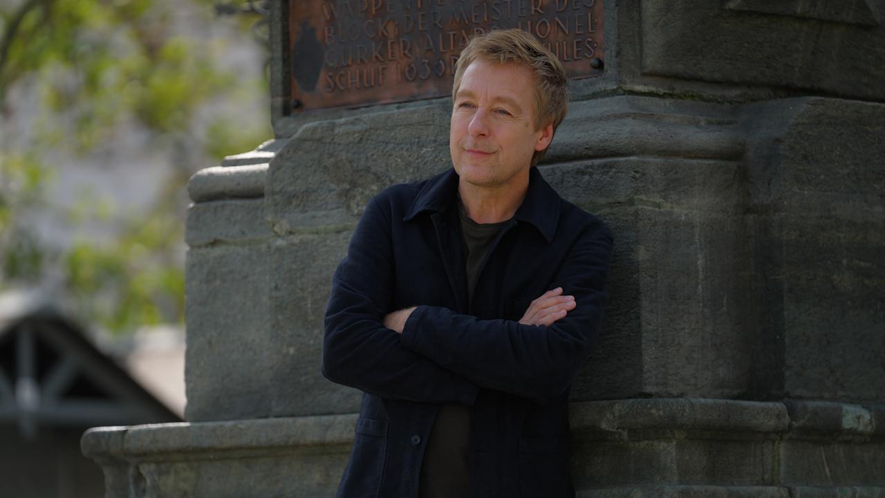 Max Müller am Neuen Platz in Klagenfurt