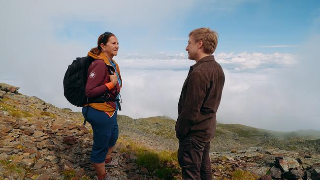 © ORF/ AlphaVision Max Müller im Gespräch mit Alpinreferentin Marie-Luise Giner