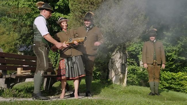 Silvia Schneider mit den Pranger Schützen