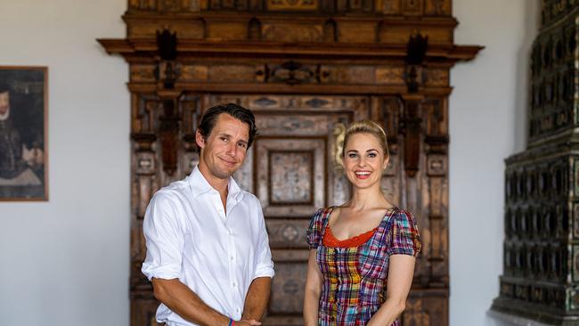 Silvia Schneider mit Emanuel Liechtenstein