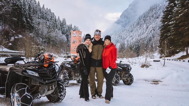 Silvia Schneider, Fritz Strobl, Michaela Kirchgasser