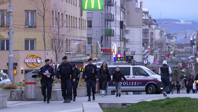 Polizeieinsatz in der Keplerstraße.