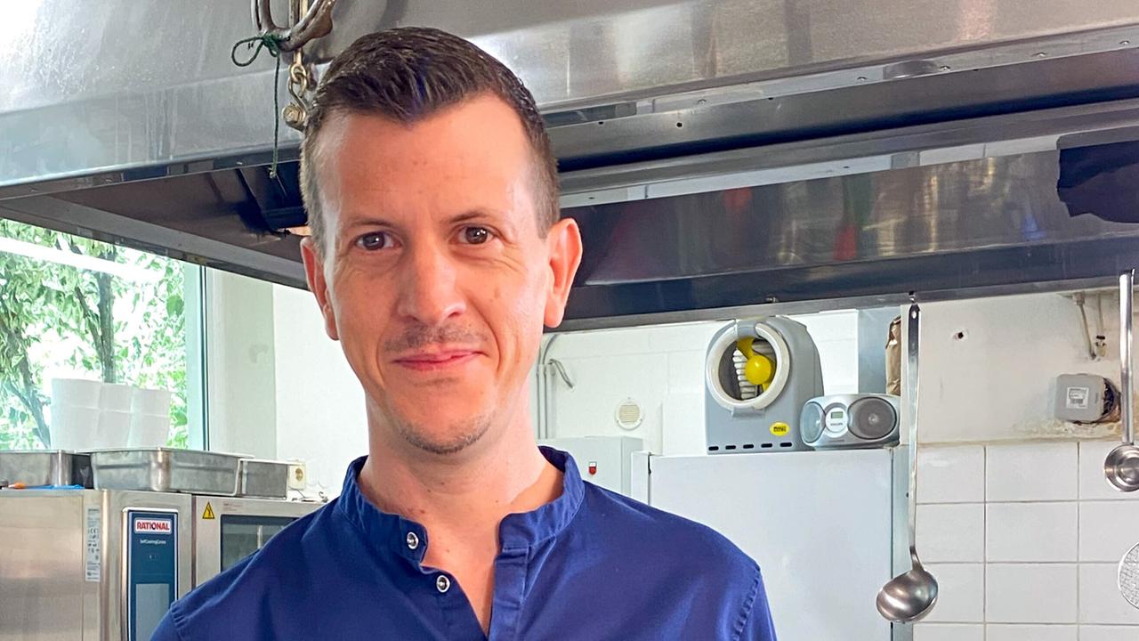 Christian Wöber in seiner Küche 