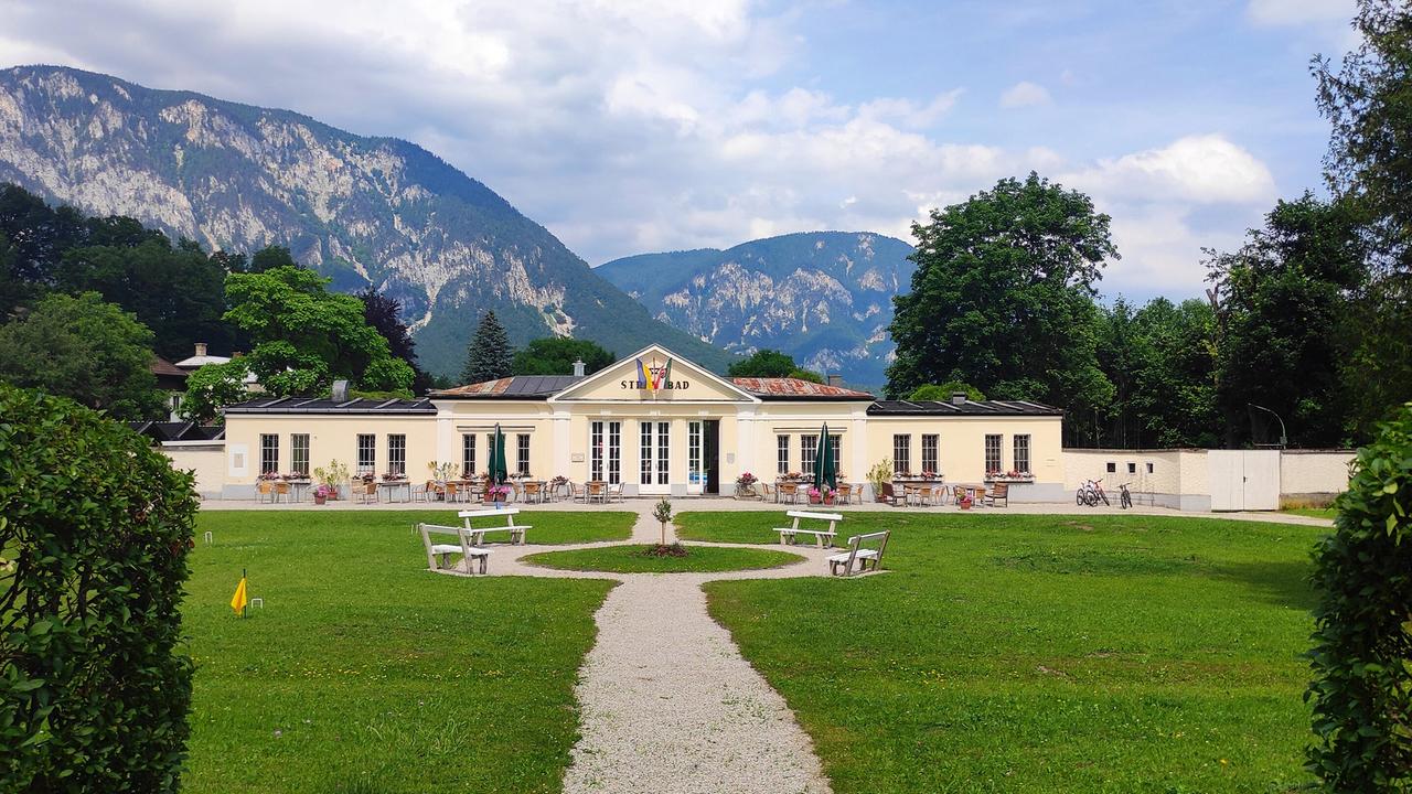 Das Alpenstrandbad Edlach an der Rax im Semmeringgebiet