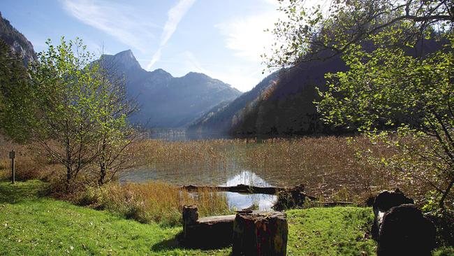 Der herbstliche Leopoldsteinersee