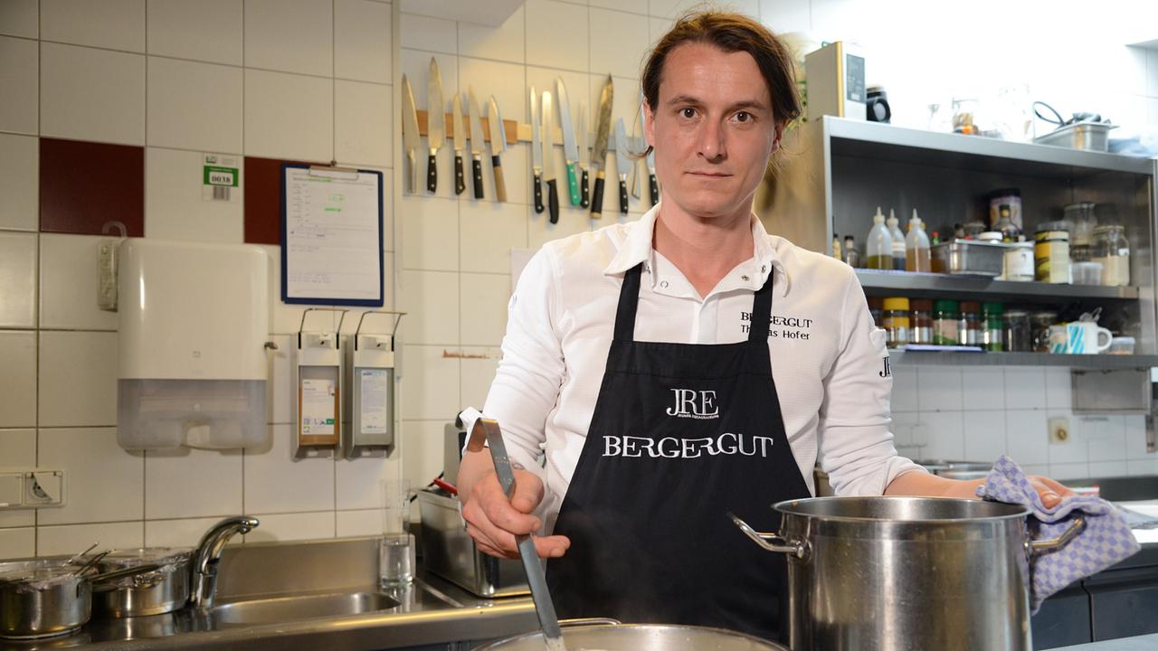 Küchenchef Thomas Hofer vom Bergergut in Afiesl