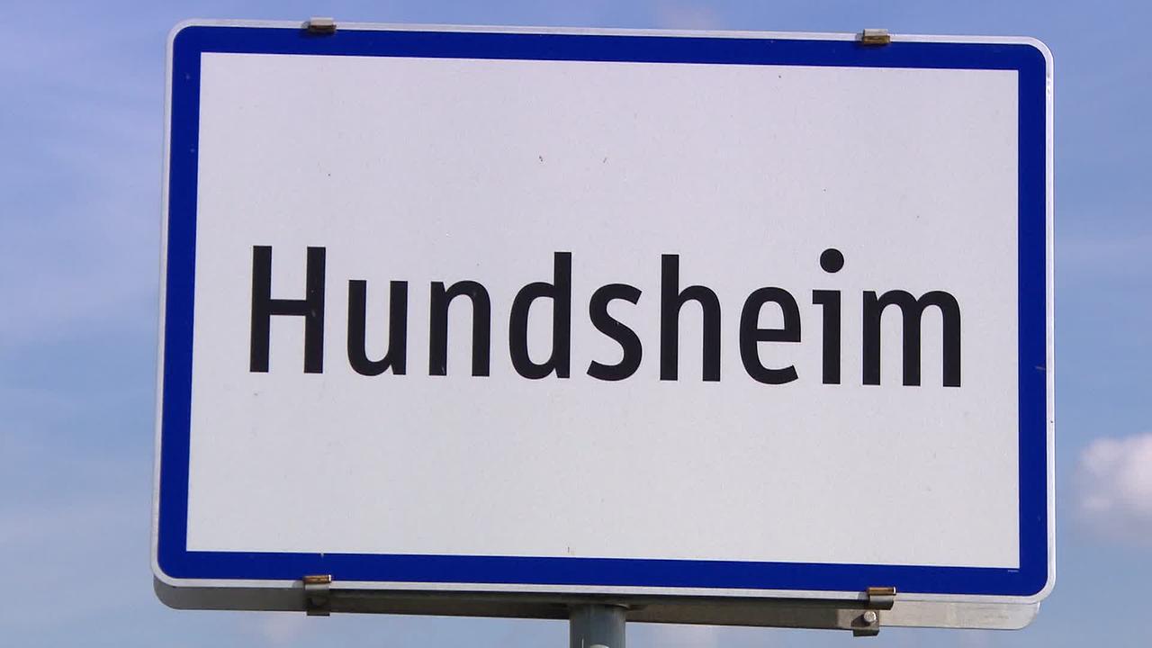 © ORF / Gerd Fellner Am Bild ist die Ortstafel von Hundsheim zu sehen.