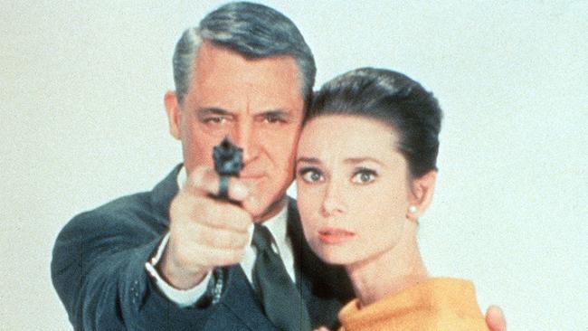 Im Bild: Cary Grant, Audrey Hepburn.