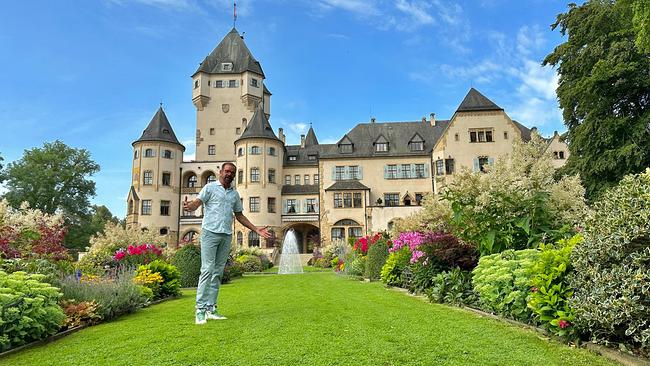 Karl Ploberger zu Besuch in der königliche Residenz und den königlichen Gärten auf Schloss Berg