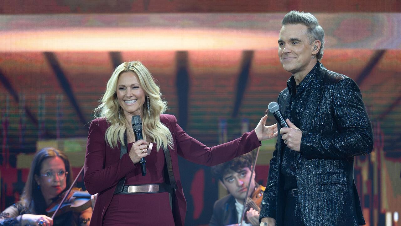 "Die Helene Fischer Show 2024": Helene Fischer und Robbie Williams