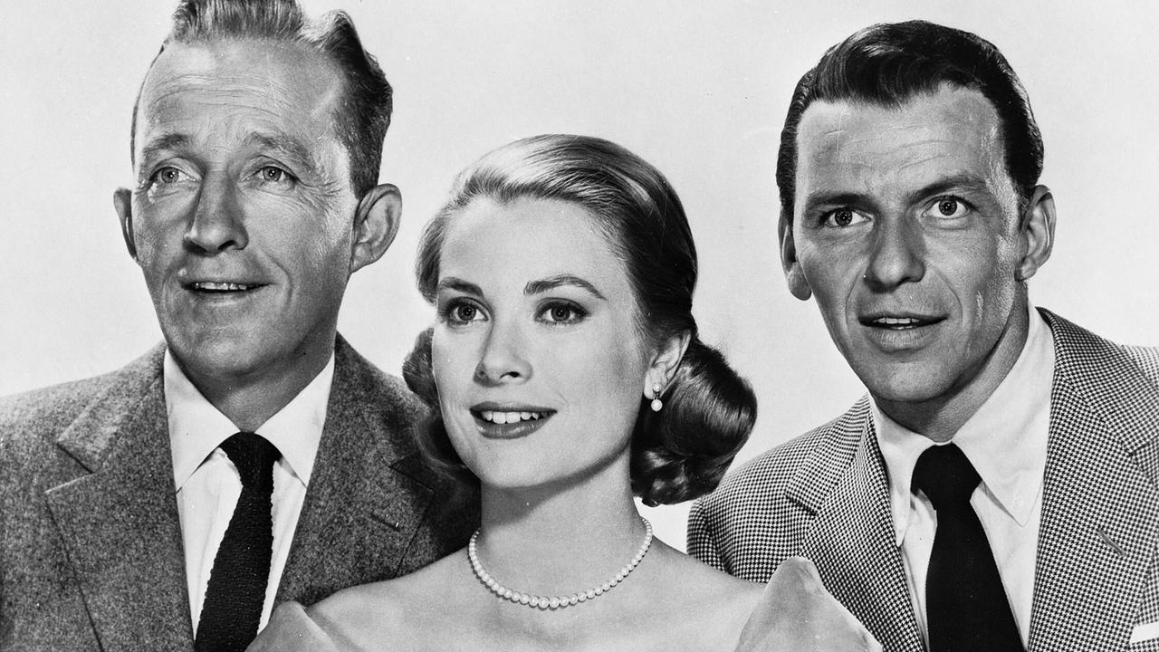 Im Bild: Bing Crosby, Grace Kelly, Frank Sinatra.
