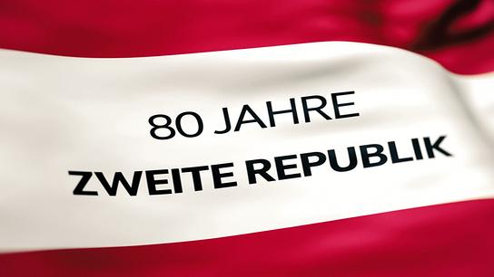 Festakt zur Gründung der Zweiten Republik