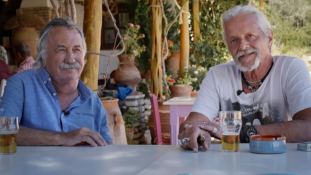"Gert Steinbäcker - Die letzte Tour": Gert Steinbäcker und Thomas Spitzer (EAV) in Griechenland