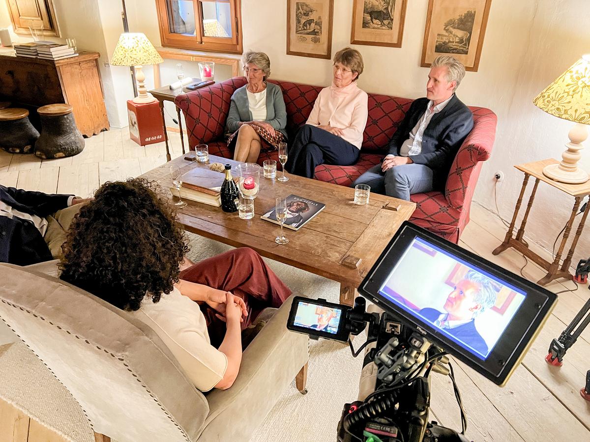 "Herrschaftszeiten! Bei Fam. Orsini-Rosenberg auf Schloss Stein": Laya Nádherny-Borutin, Marilu Orsini-Rosenberg, Marie Orsini-Rosenberg, Johann-Philipp Spiegelfeld