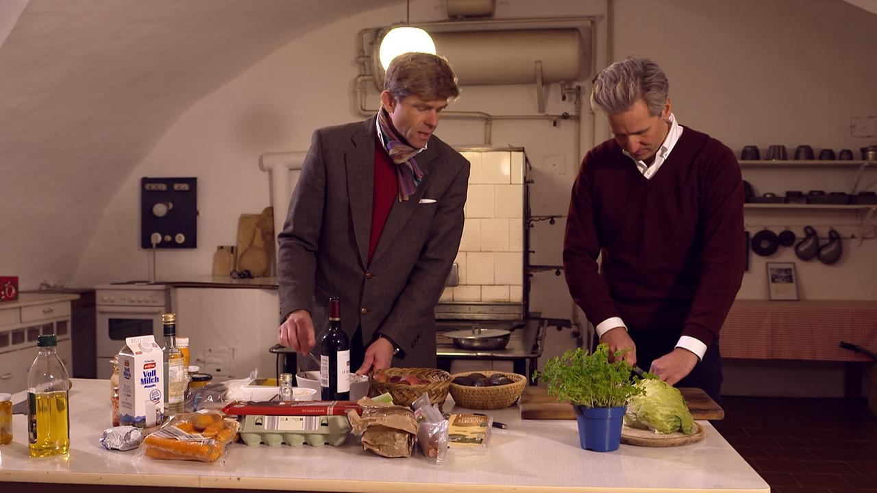 "Herrschaftszeiten! - Johann-Philipps Schlossbesuche: Bei Familie Clam-Martinic auf Burg Clam": Johann-Philipp Spiegelfeld und Carl-Philip Clam-Martinic
